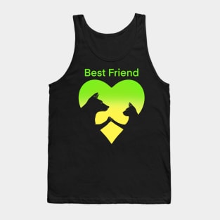 Dog and cat best friend love Tank Top